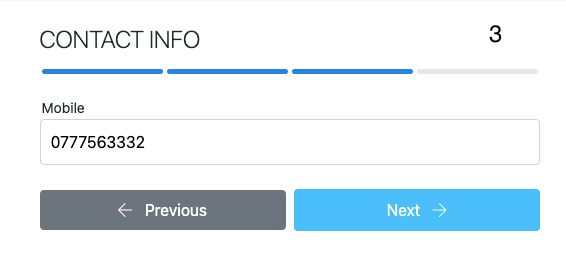 Language and currency selection